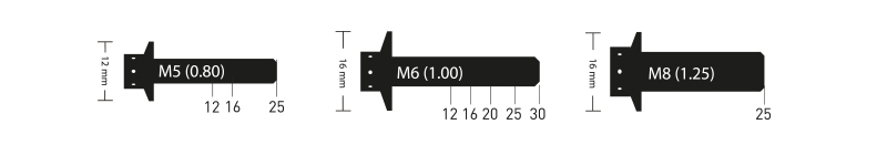 Bodywork race spec drilled bolts in a range of metric sizes