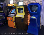 Computer Space Replica - 3D printed full size arcade cabinet.