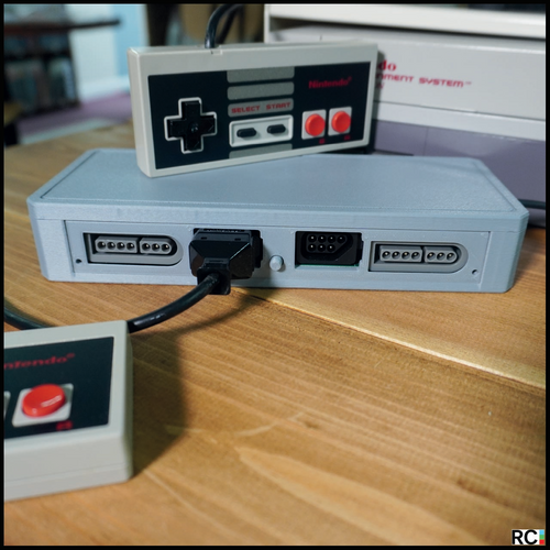 Super CTRLDock NES & SNES Interface In Grey enclosure