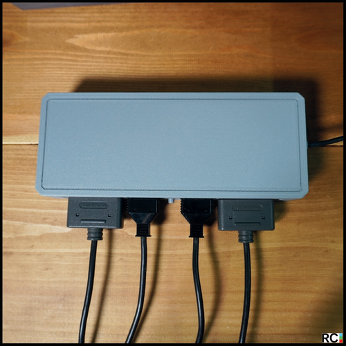 Super CTRLDock NES & SNES Interface In Grey enclosure