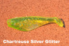 Chartreuse Silver Glitter