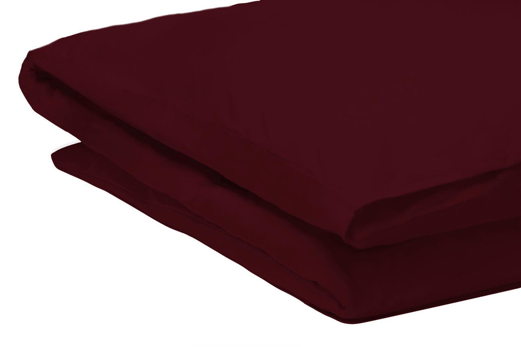 68 Pick Polycotton Wine Single Duvet Cover - Single Piece