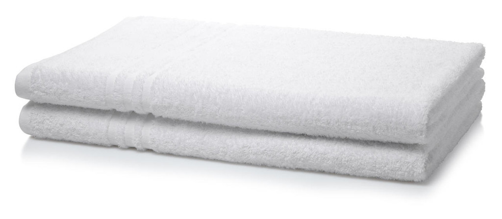 500 GSM Institutional Bath Sheets - Single Piece White