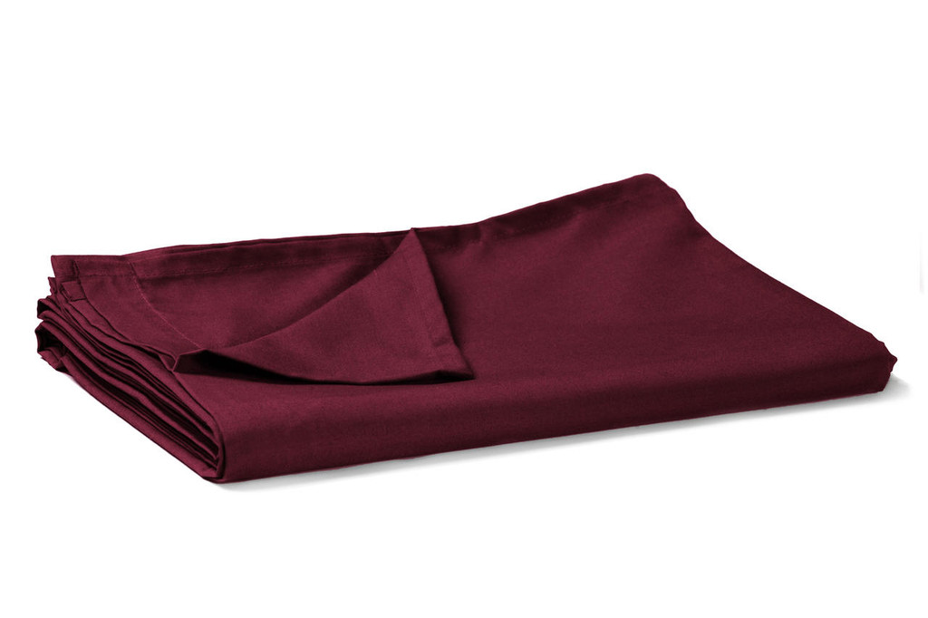 68 Pick Polycotton Wine Double Flat Sheet - Bag of 10