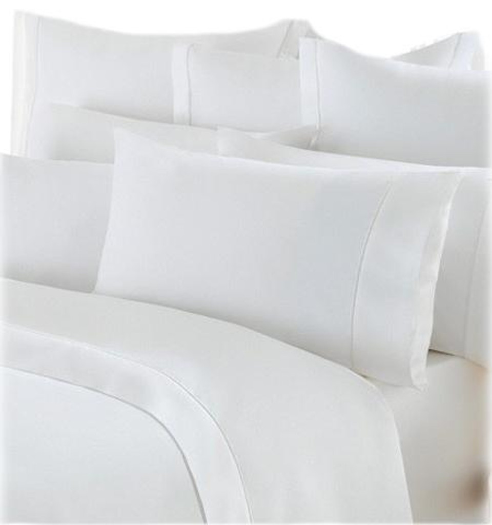 Envelop Style White 200TC Cotton Pillowcases - Pack of 2