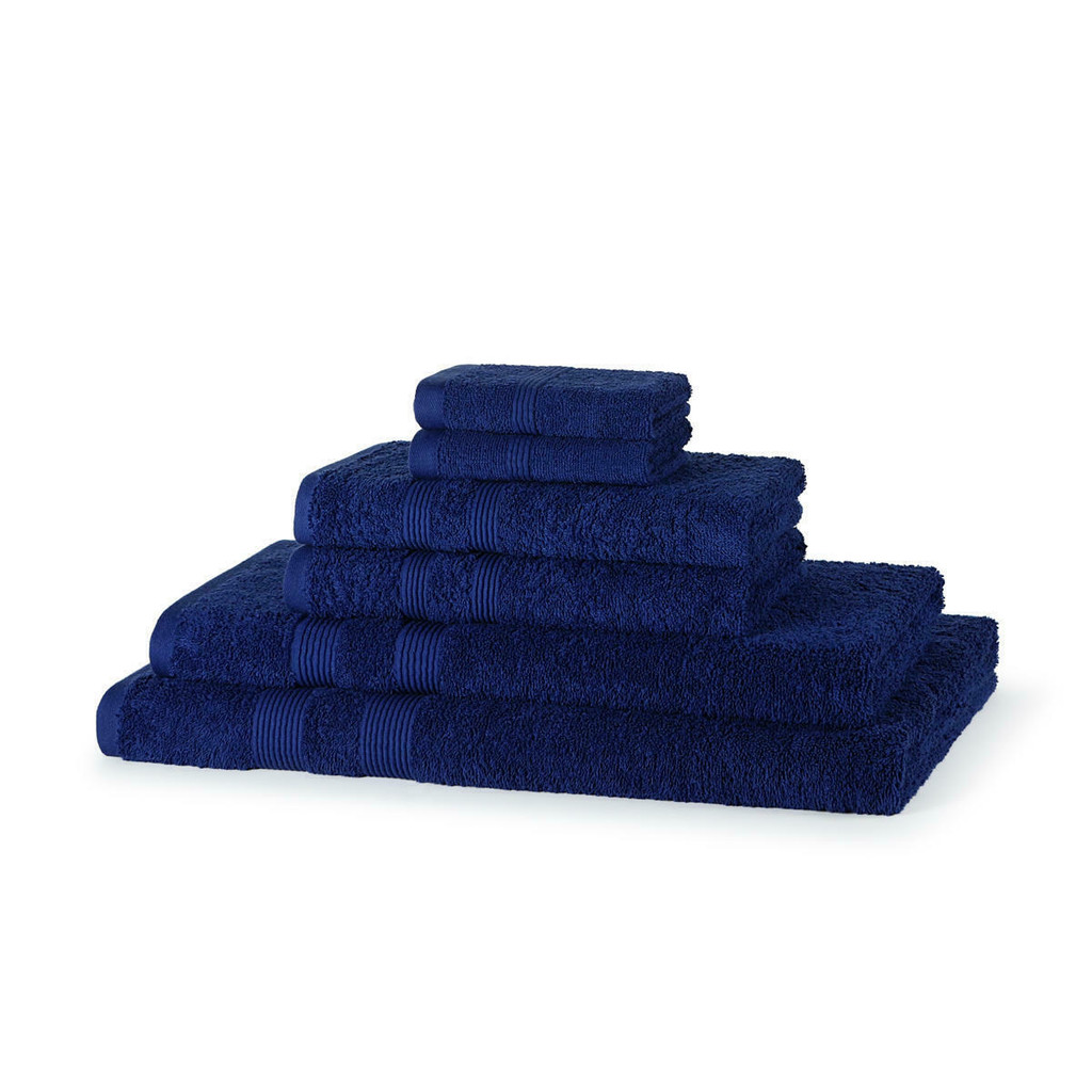 6 Piece 500GSM Towel Bale Set - 2 Face Cloths, 2 Hand Towels, 1 Bath Towel, 1 Bath Sheet