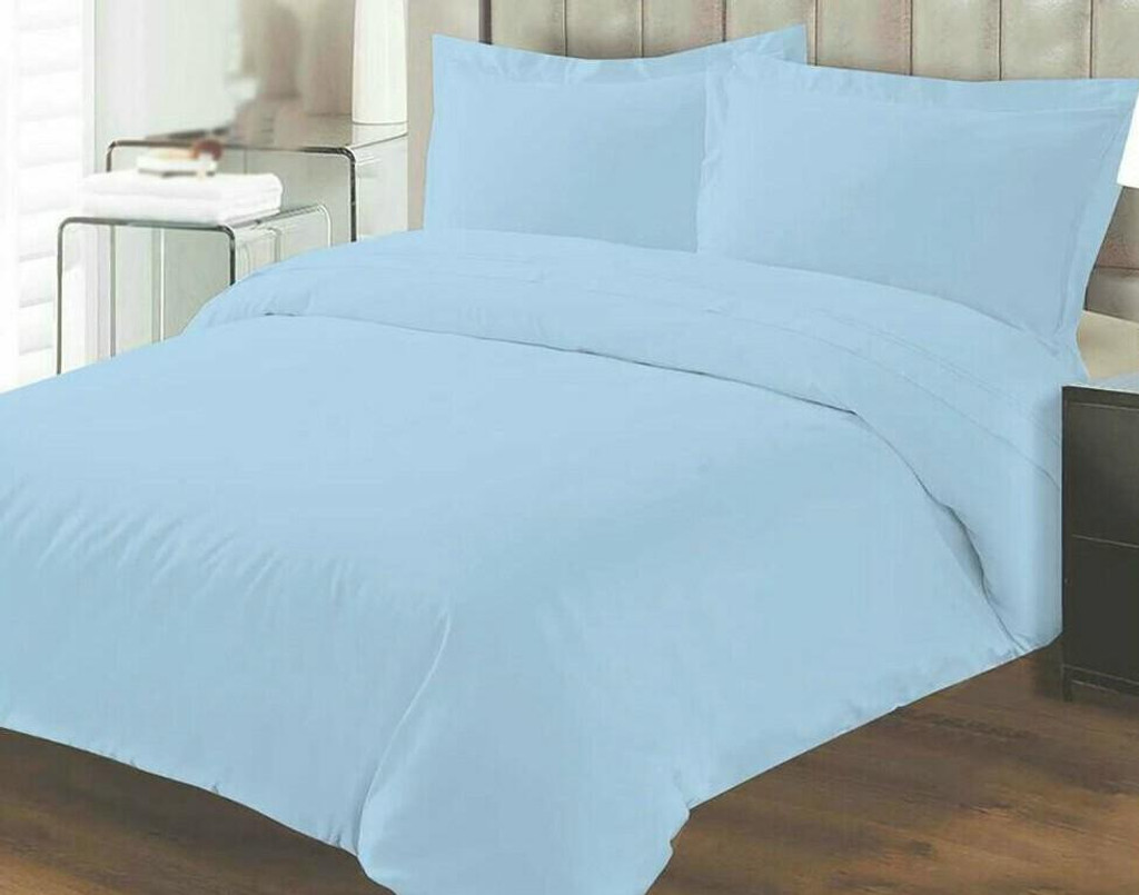 TC180 Percale Duvet CoverFitted Sheet complete Set