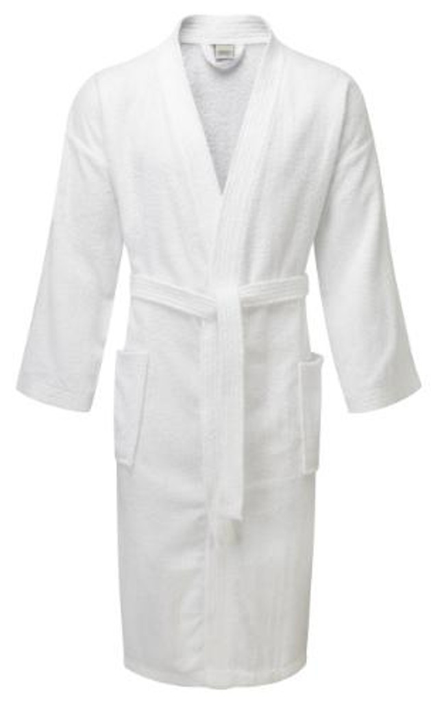 Value Range Terry Towelling Kimono Bathrobe - 100percent Cotton