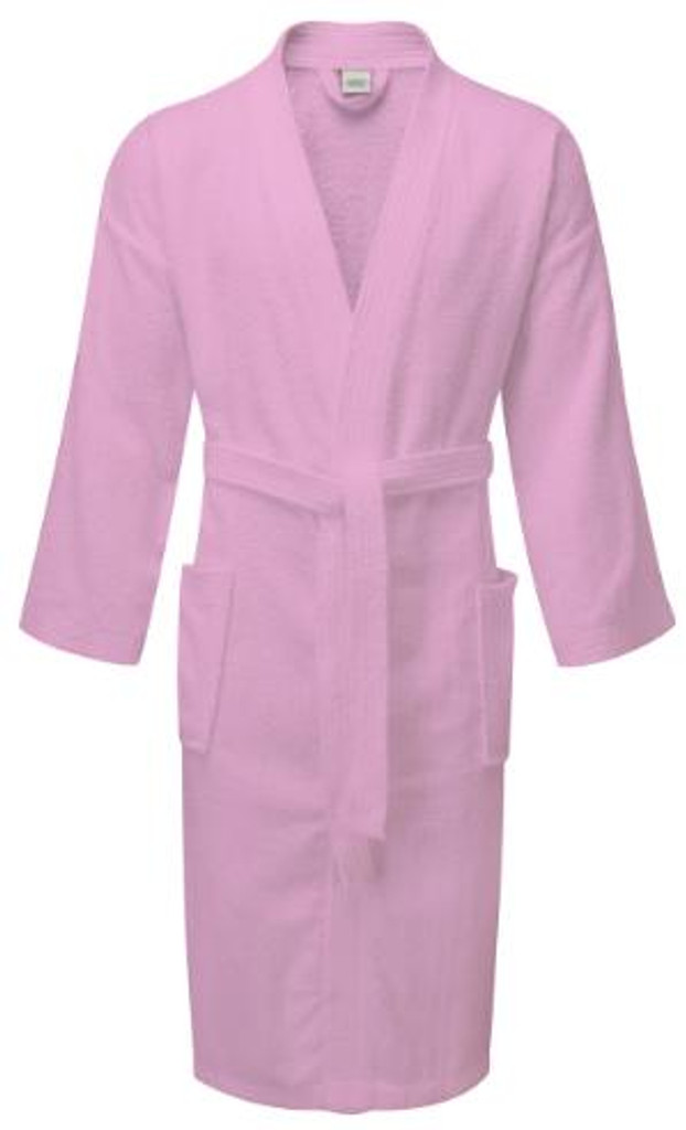 Value Range Terry Towelling Kimono Bathrobe - 100percent Cotton