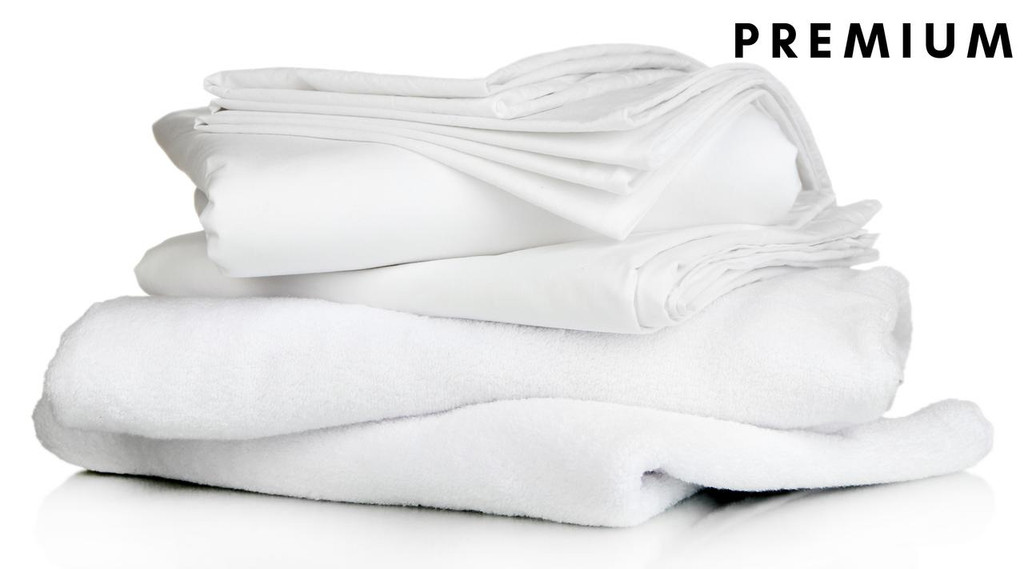Premium Full Bedding Pack - Includes Pillow, Duvet, Pillowcase, Duvet Cover and Fitted Sheet