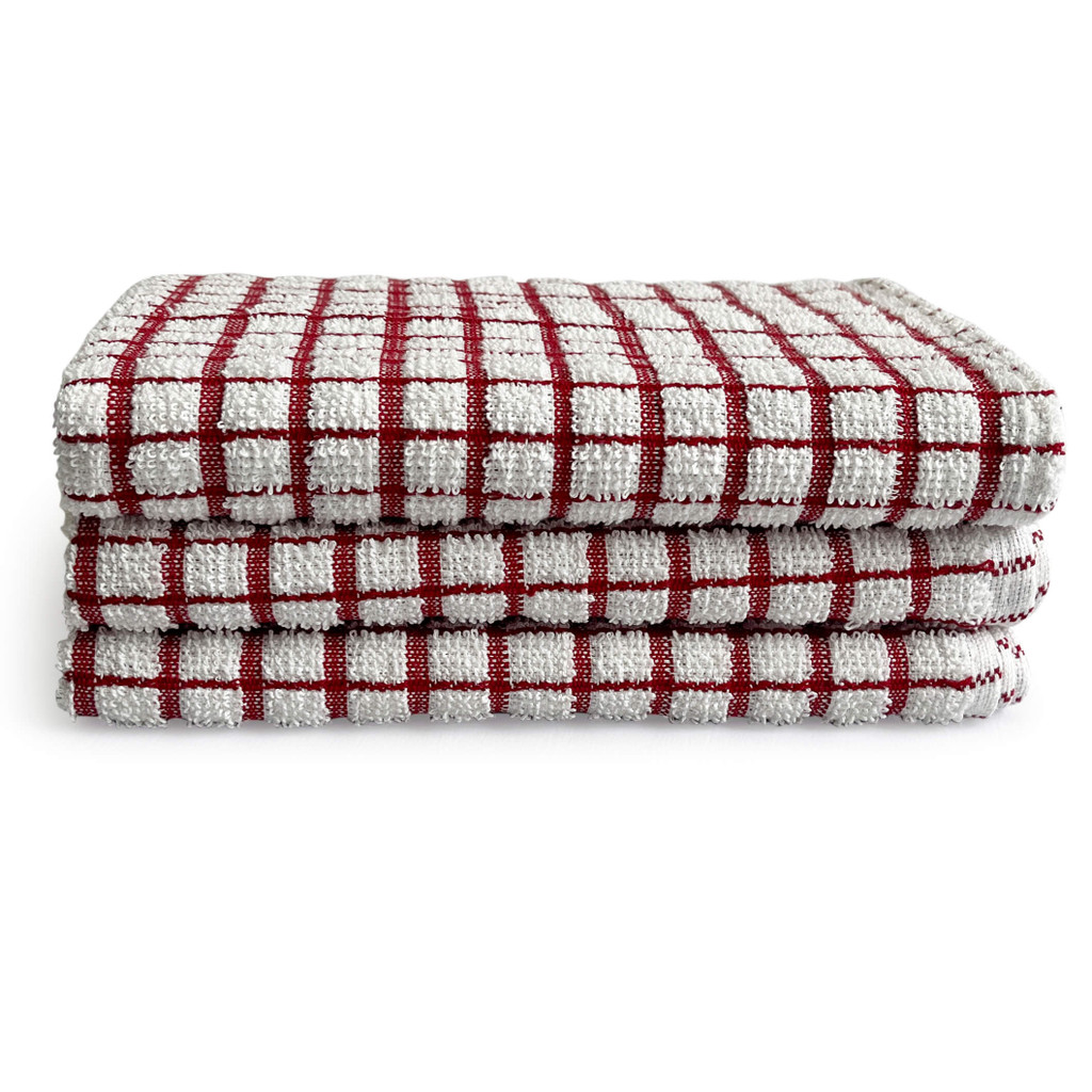 Luxury Terry Check Tea towels