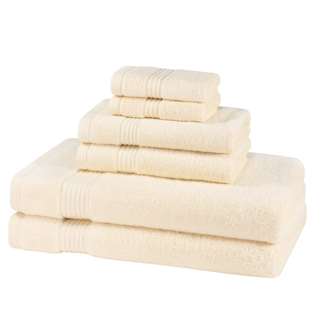 6 Piece 700GSM Bamboo Towel Set - Ultimate Bamboo Collection