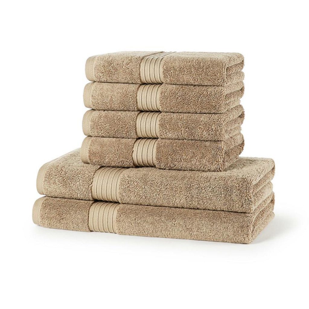 6 Piece 700GSM Towel Bale - 4 Hand Towels, 2 Bath Towels