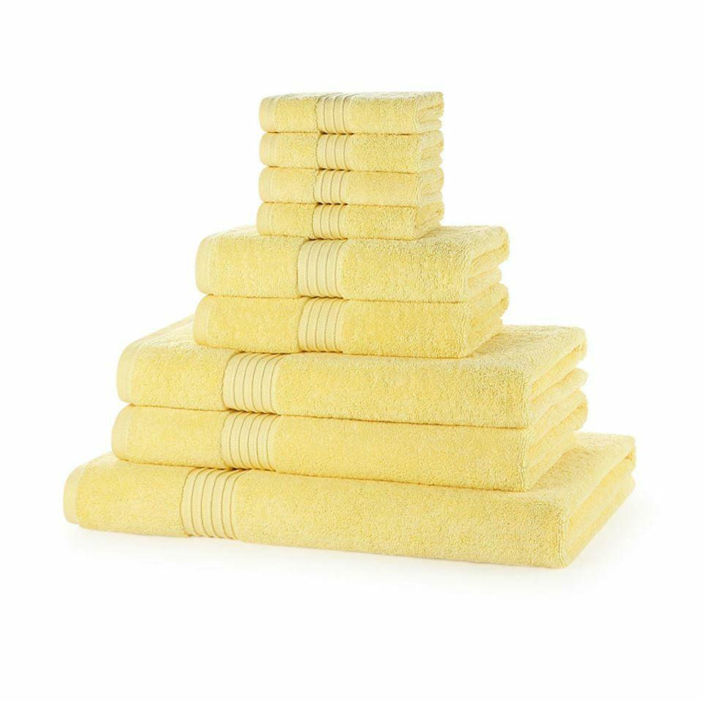 9 Piece 700GSM Towel Bale - 4 Face Cloths, 2 Hand Towels, 2 Bath Towels, 1 Bath Sheet