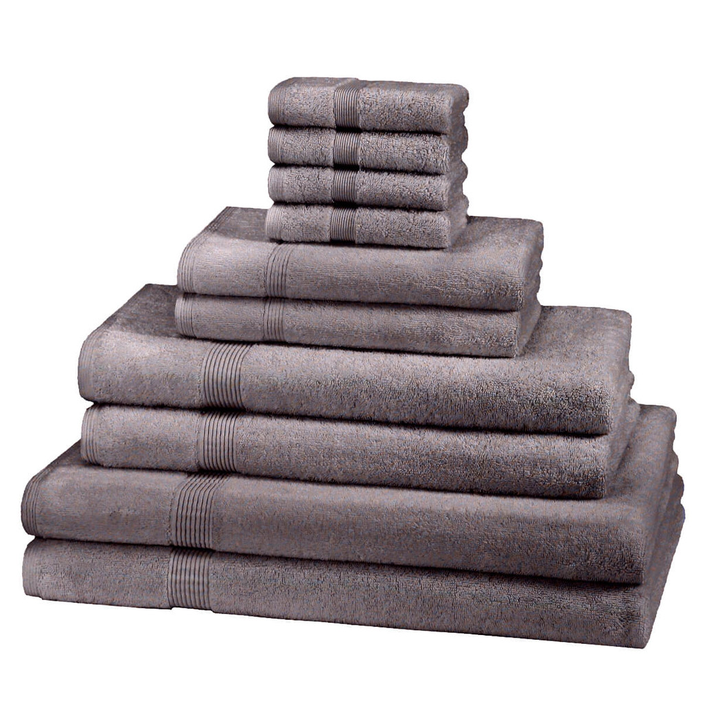 10 Piece 600GSM Towel Bale - 4 Face Cloths, 2 Hand Towels, 2 Bath Towels, 2 Bath Sheets
