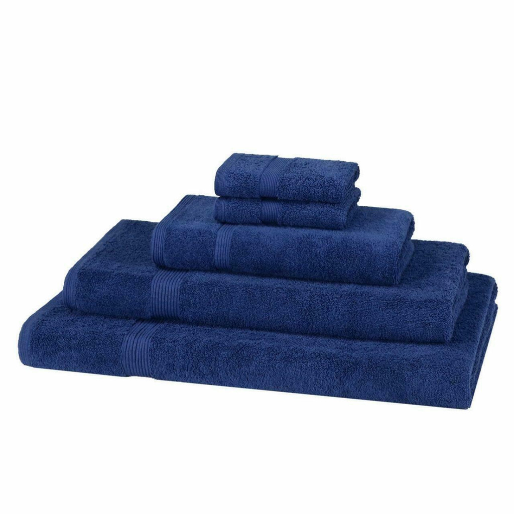 6 Piece 600GSM Towel Bale - 2 Face Cloths, 2 Hand Towels, 2 Bath Towels