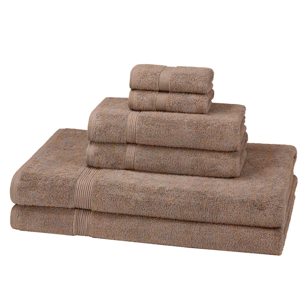 6 Piece 600 GSM Towel Bale Set