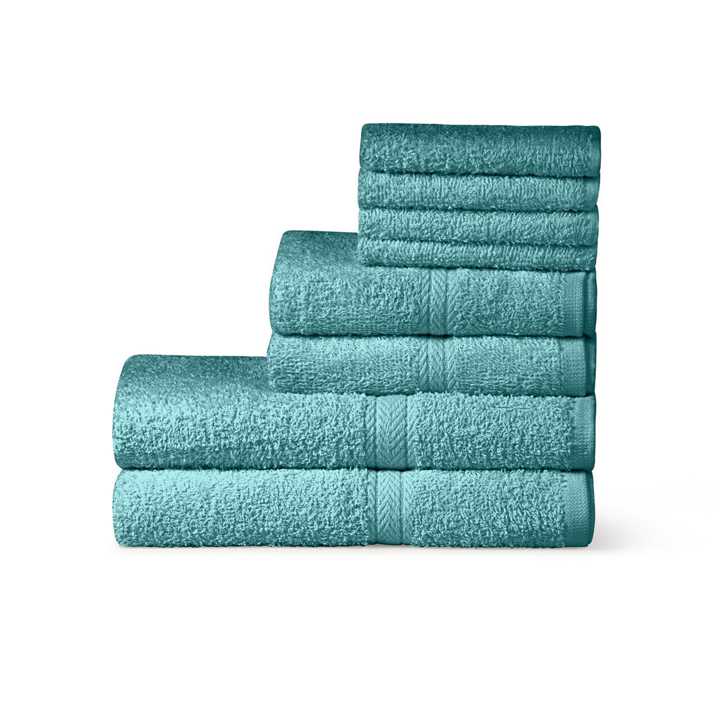 6 Piece 450GSM Soft-Touch Towel Bale - 2 Face Cloths, 2 Hand Towels, 2 Bath Sheets