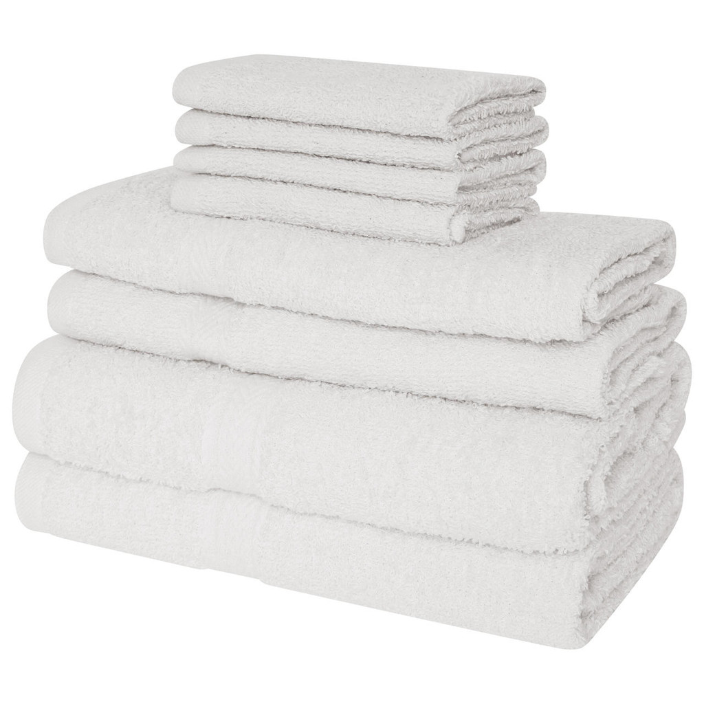 8 Piece 450GSM Value Range Towel Bale - 4 Face Cloths, 2 Hand Towels, 2 Bath Towels