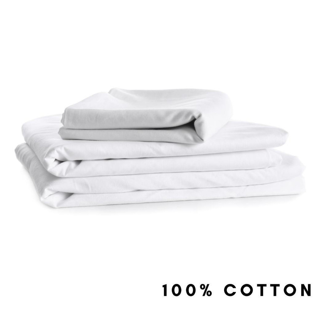 100percent Cotton Premium Institutional Flat Sheets