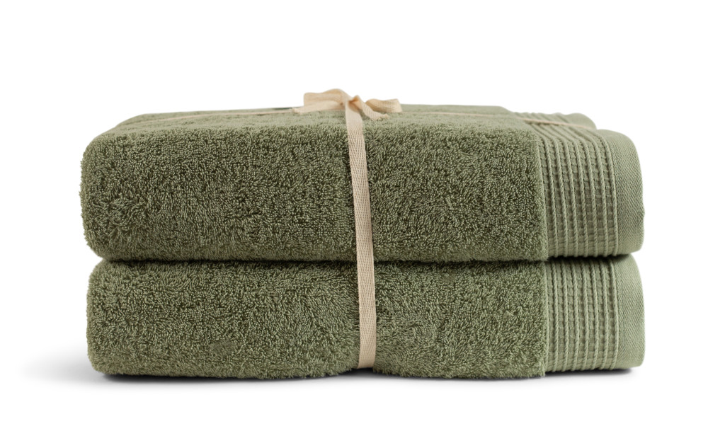 100% Organic Cotton Bath Sheets - Gift Ribboned