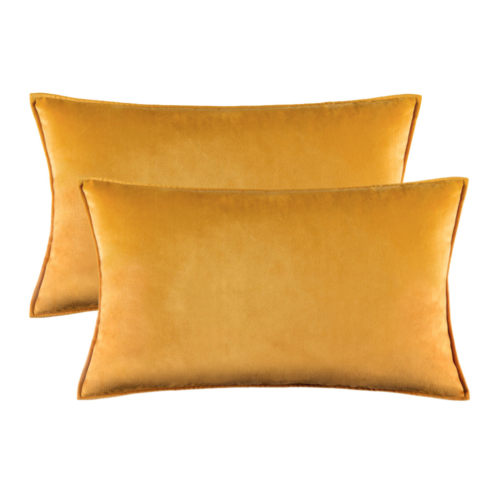 Premium Piped Velvet Cushion Covers - 30x50cm