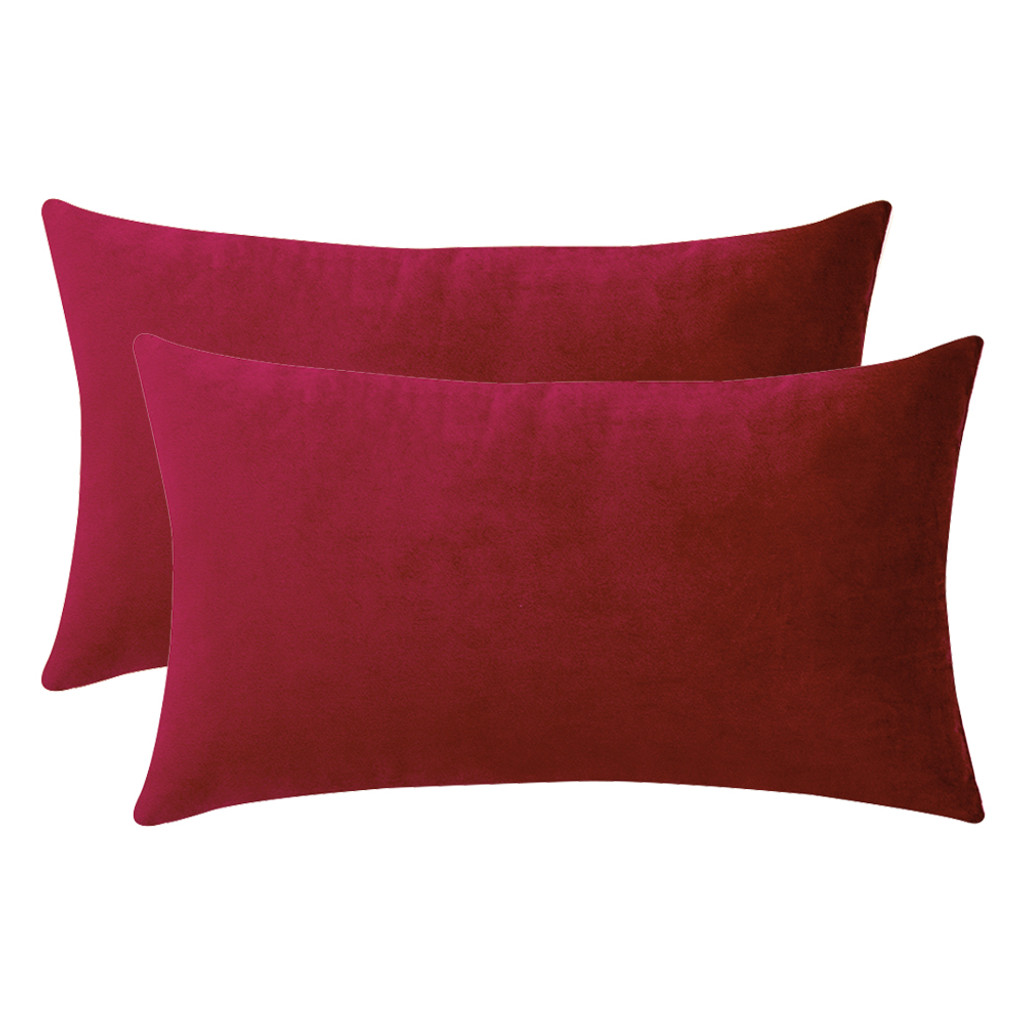Premium Plain Velvet Cushion Covers - 30x50cm