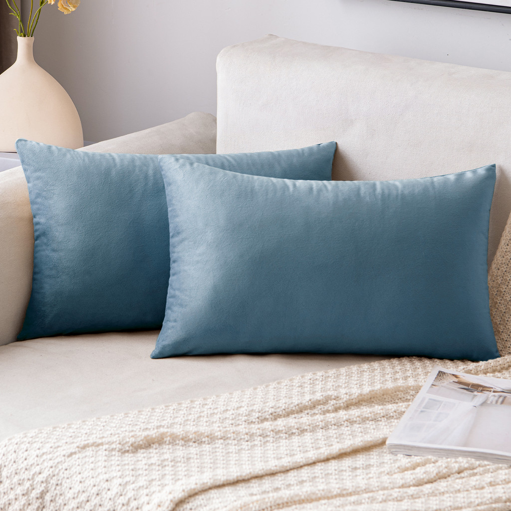 Premium Plain Velvet Cushion Covers - 30x50cm