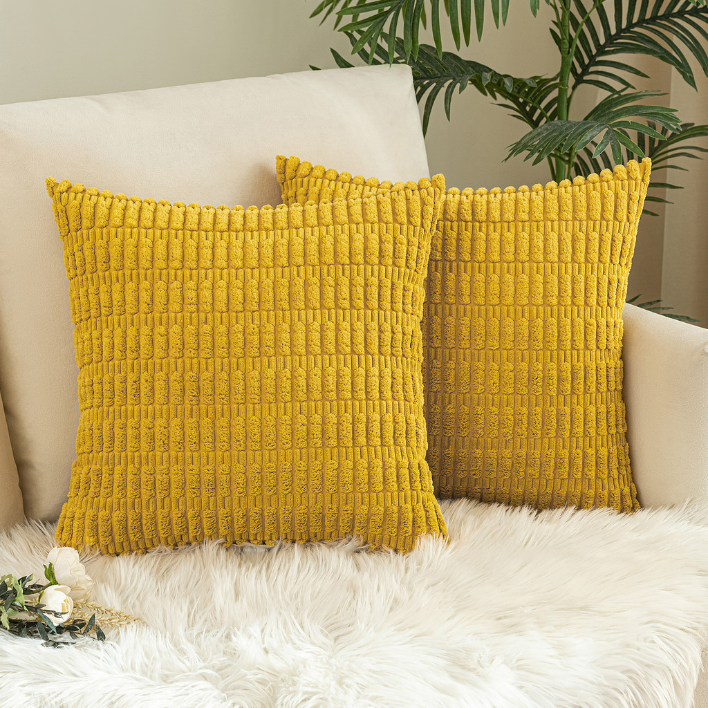 New Corduroy Design Cushion Covers - 45x45cm