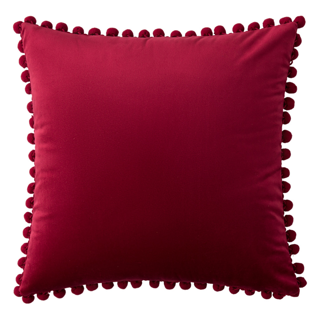 Premium Velvet with Pompom Cushion Covers - 45x45cm