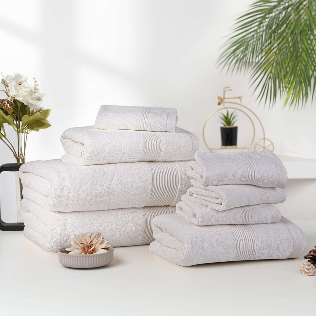 550 GSM Zero Twist Hand Towels – Elegant Bathroom Essentials 