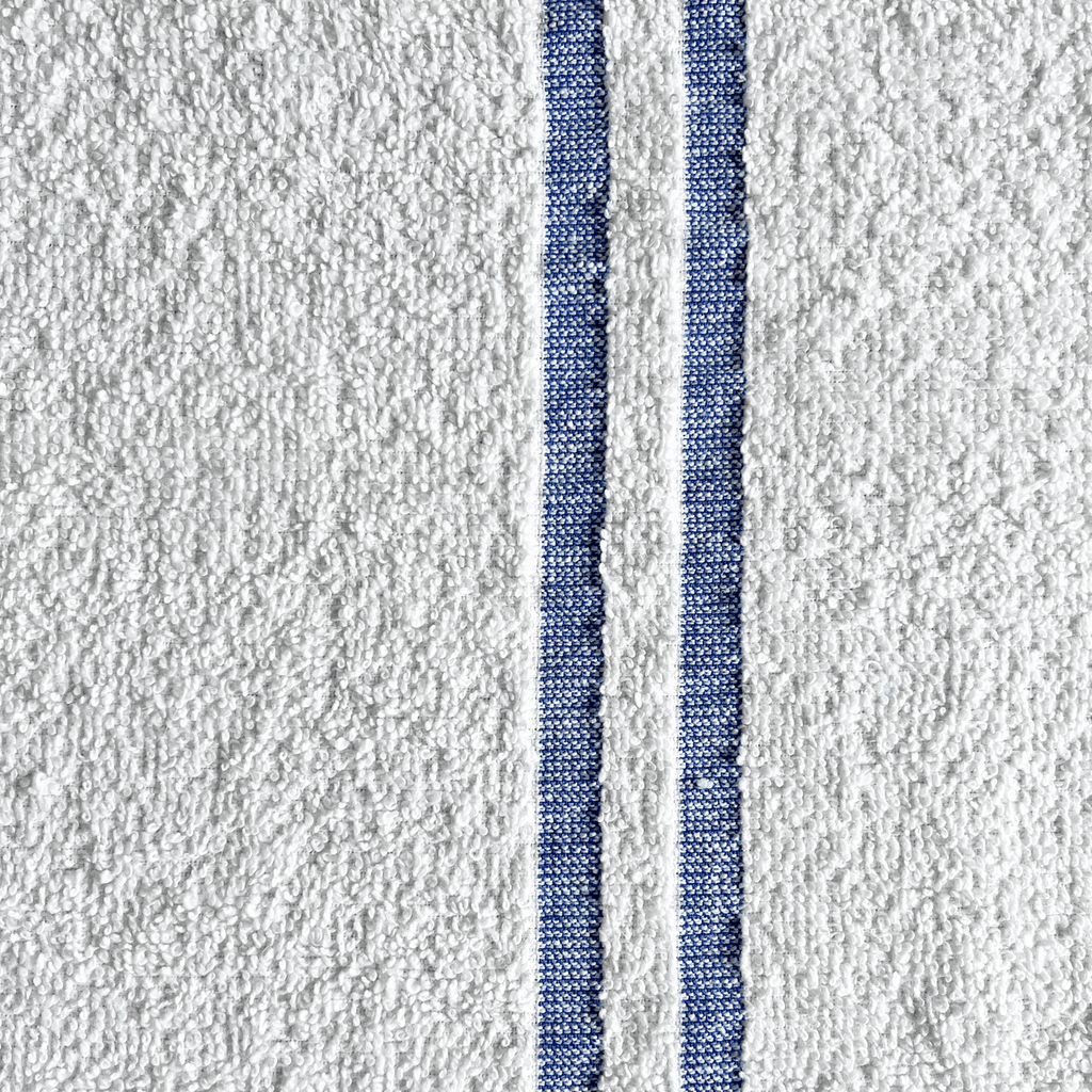 340GSM Blue Header Leisure Bath Towel - 60x125