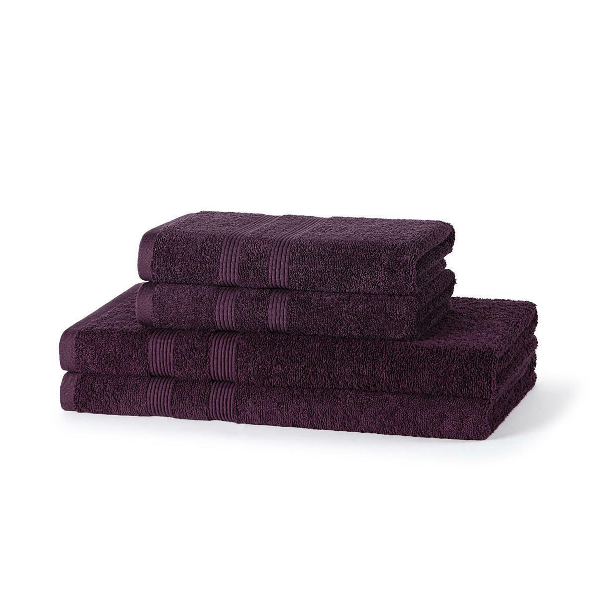 Wholesale 4 Piece 500GSM Towel Bale Set 2 Hand Towels, 2 Bath Towels
