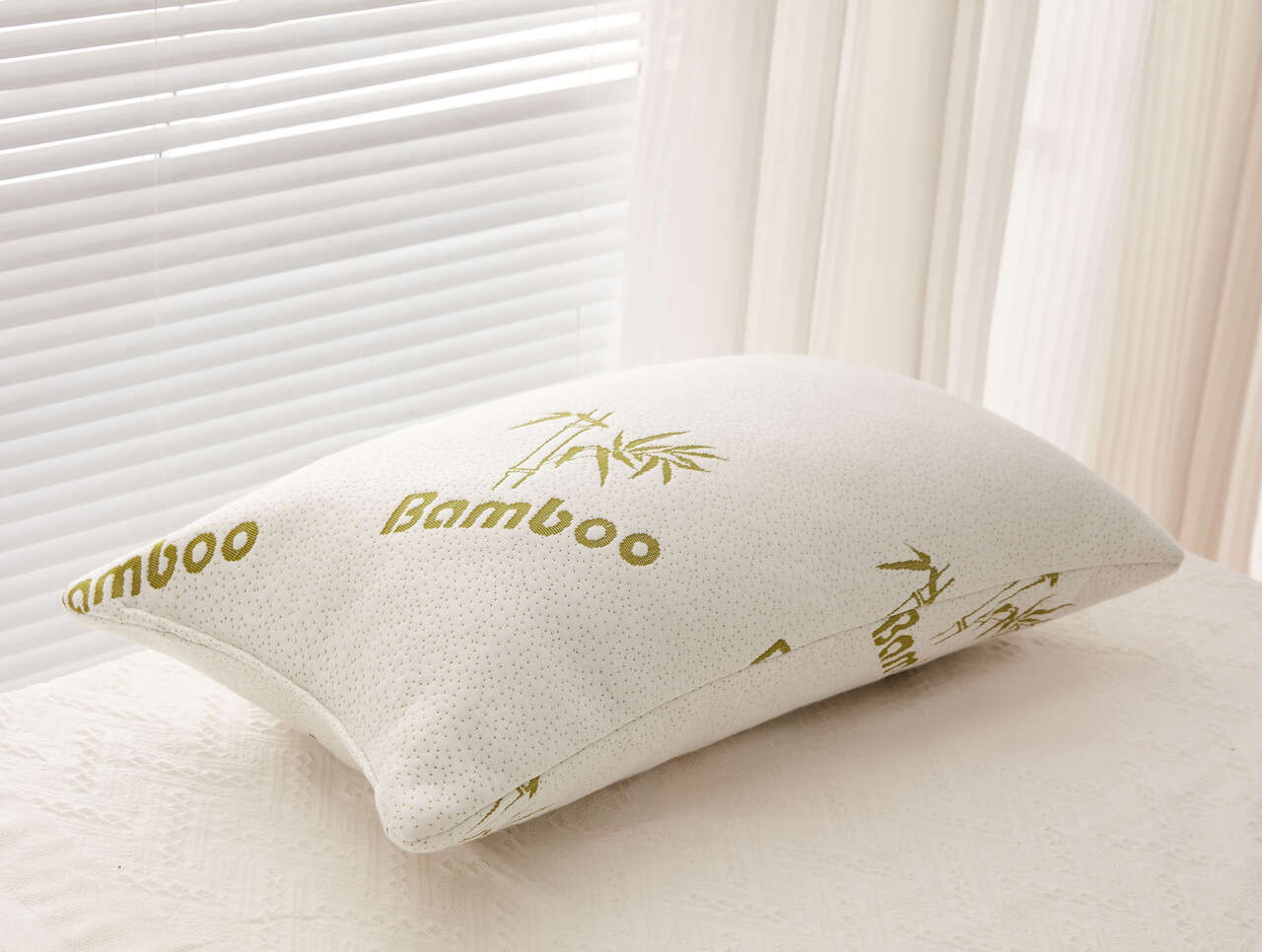Wholesale Bamboo Memory Foam Layered Pillow