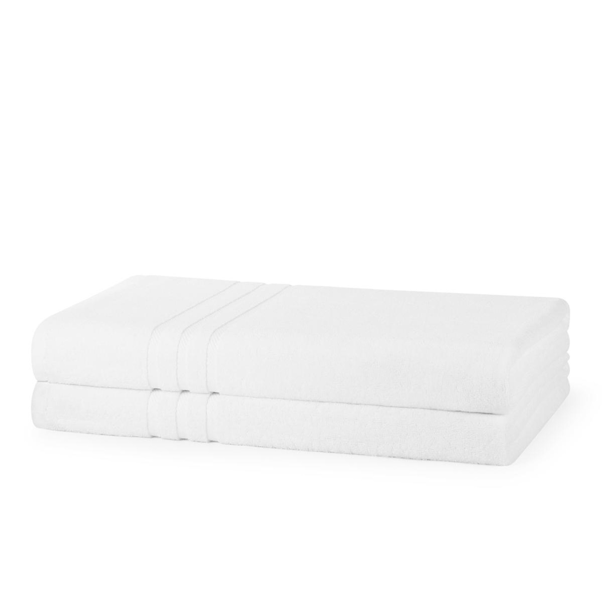 Wholesale 600 GSM Double Yarn White Bath Sheet