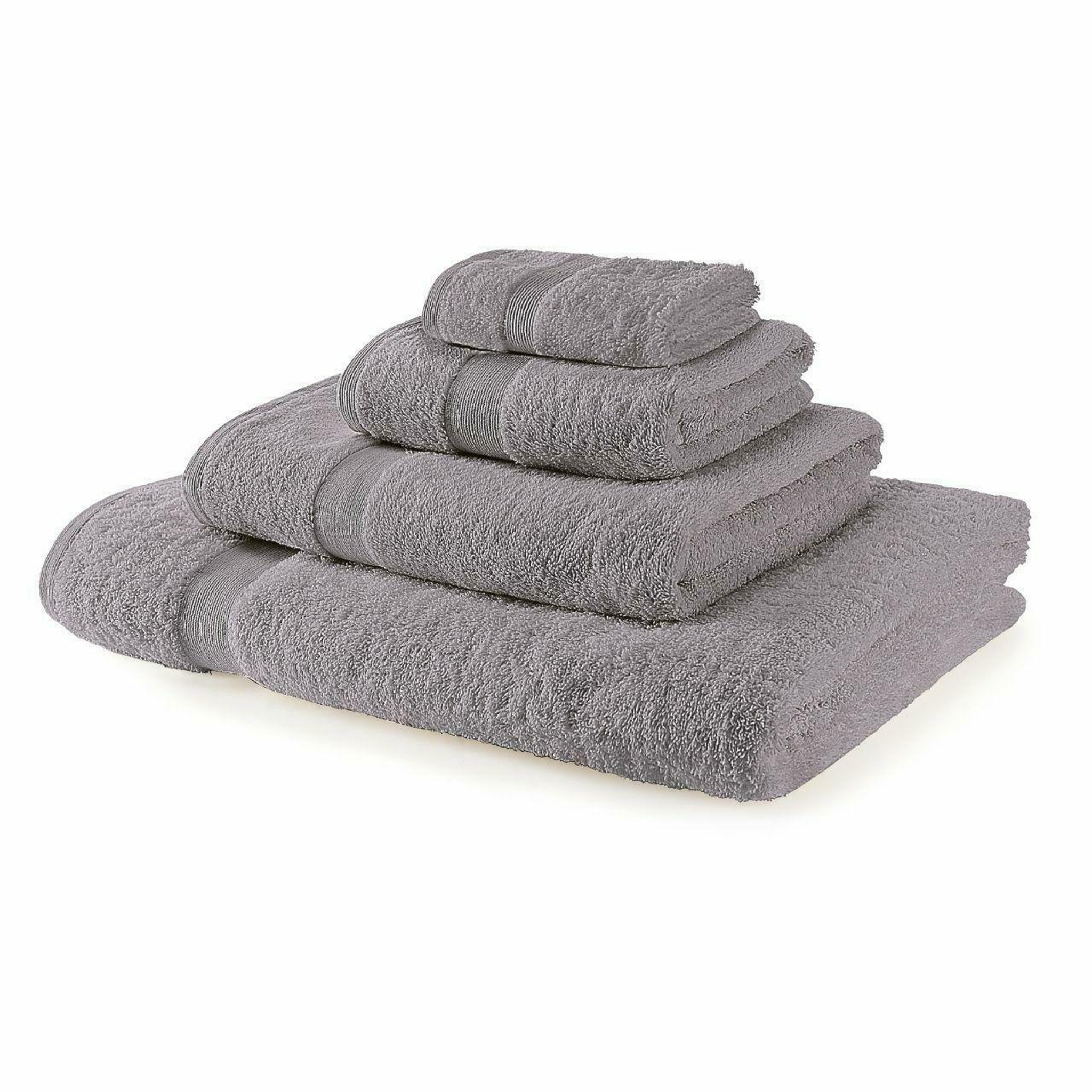 6-Piece Luxury Bath Towel Set: Includes 2 Bath Towels, 2 Hand