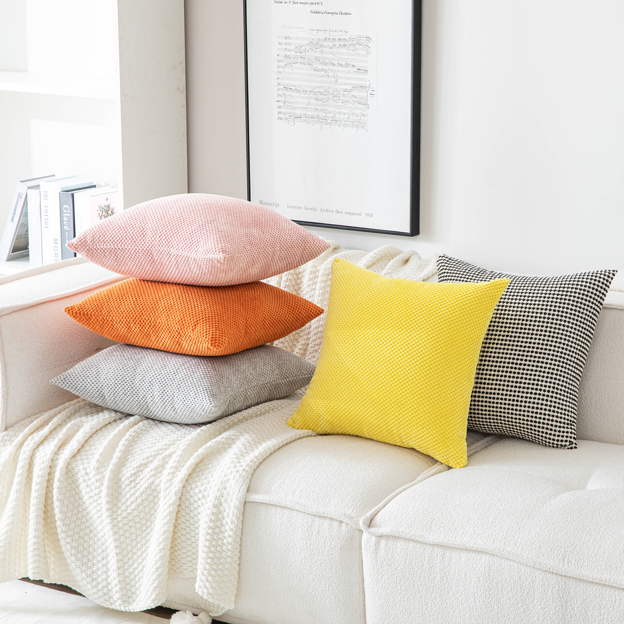 Premium Pine Corduroy Cushion Covers - 45x45cm - Absolute Home Textiles Ltd