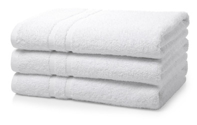 500 GSM Institutional/Hotel Bath Towels - Pack of 4 White