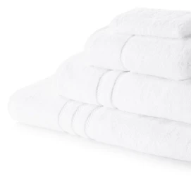 600 GSM Egyptian Double Yarn Hand Towels Single - White