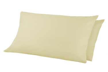 68 Pick Polycotton Pillowcases - Cream Pack of 50 Pairs