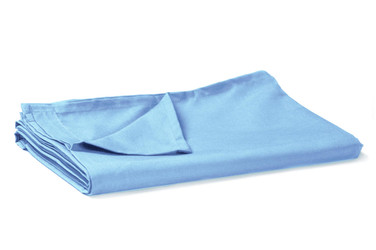 68 Pick Polycotton Light Blue King Flat Sheet - Bag of 10
