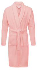 100percent Cotton Terry Towelling Bath Robes Pink