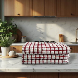 Luxury Terry Check Tea towels