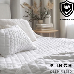 white-9-inch-deep-quilted-waterproof-fitted-mattress-protector