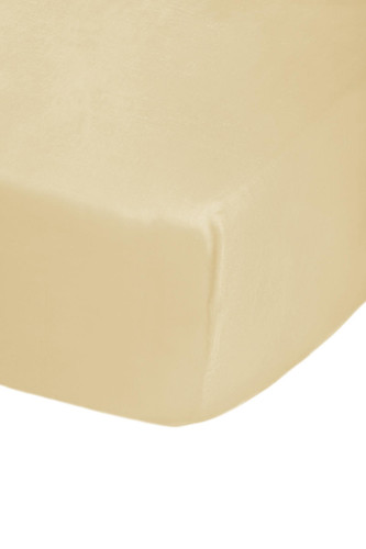 68 Pick Polycotton Cream Single Fitted Sheet - Box of 25