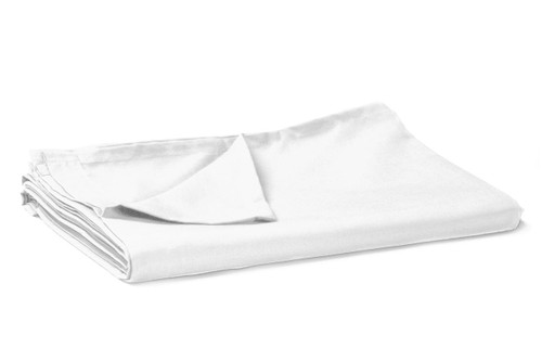 68 Pick Polycotton White Super King Flat Sheet - Pack of 5