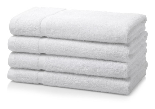 500 GSM White Hotel Hand Towels