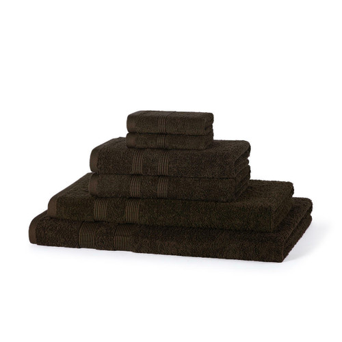 6 Piece 500GSM Towel Bale Set - 2 Face Cloths, 2 Hand Towels, 1 Bath Towel, 1 Bath Sheet