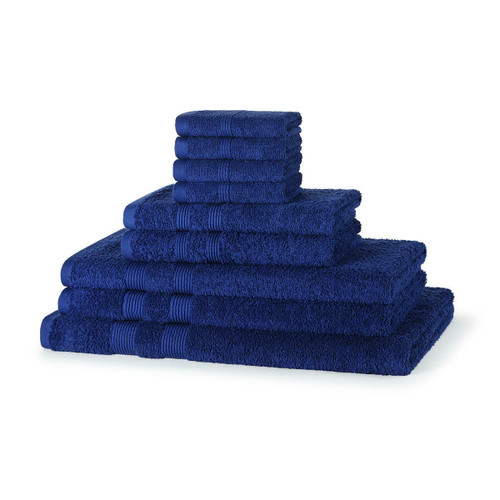 9 Piece 500GSM Towel Bale Set - 4 Face Cloths, 2 Hand Towels, 2 Bath Towels, 1 Bath Sheet