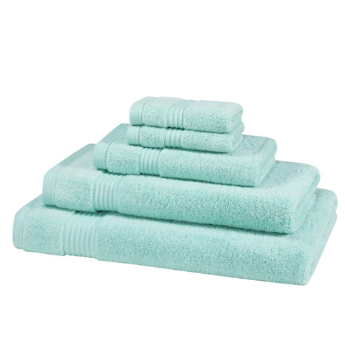 5 Piece 700GSM Bamboo Towel Set - 2 Face Cloths, 1 Hand Towel, 1 Bath Towel, 1 Bath Sheet